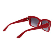 Guess Red Acetate Cat Eye Sunglasses