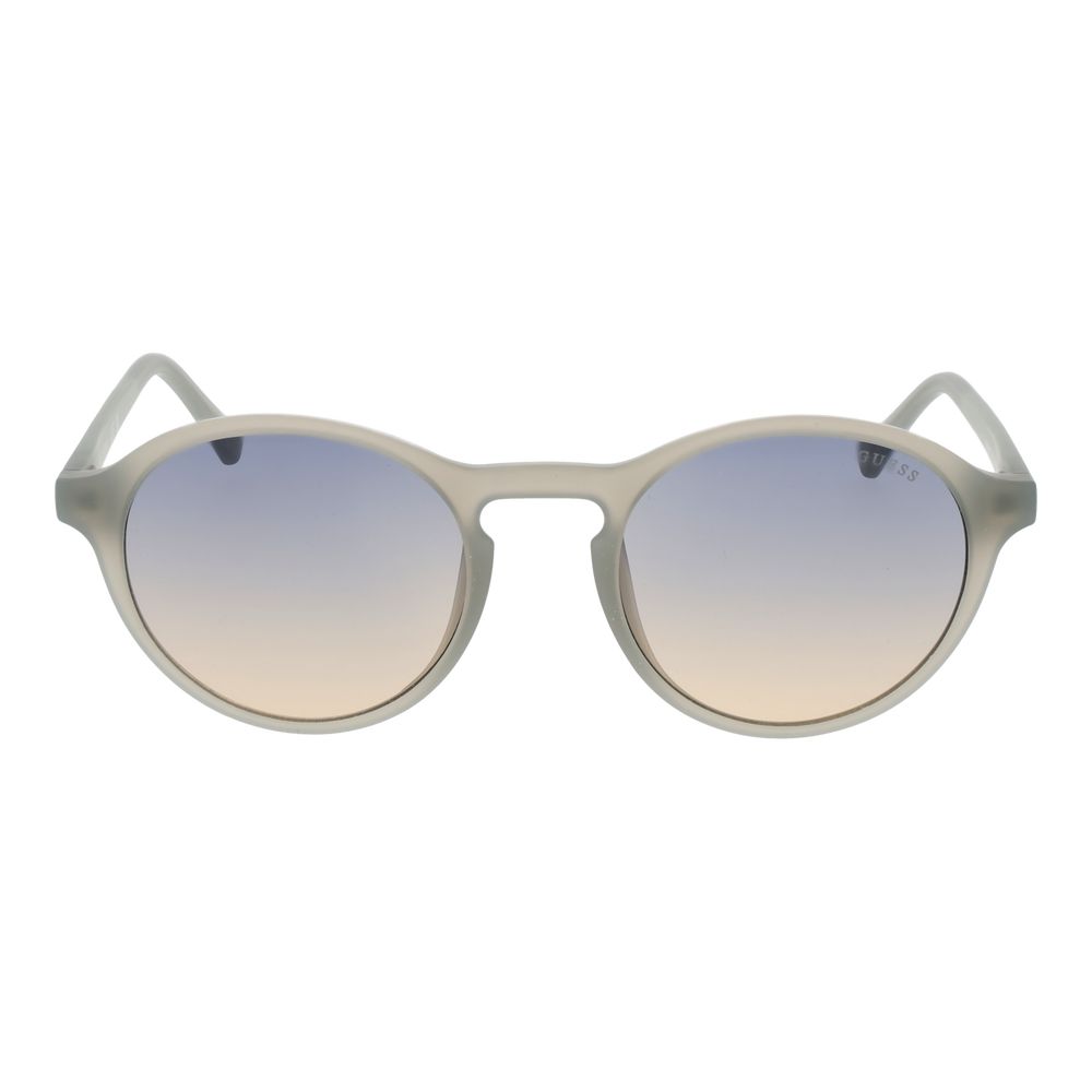 Guess Grey Plastic Round Sunglasses