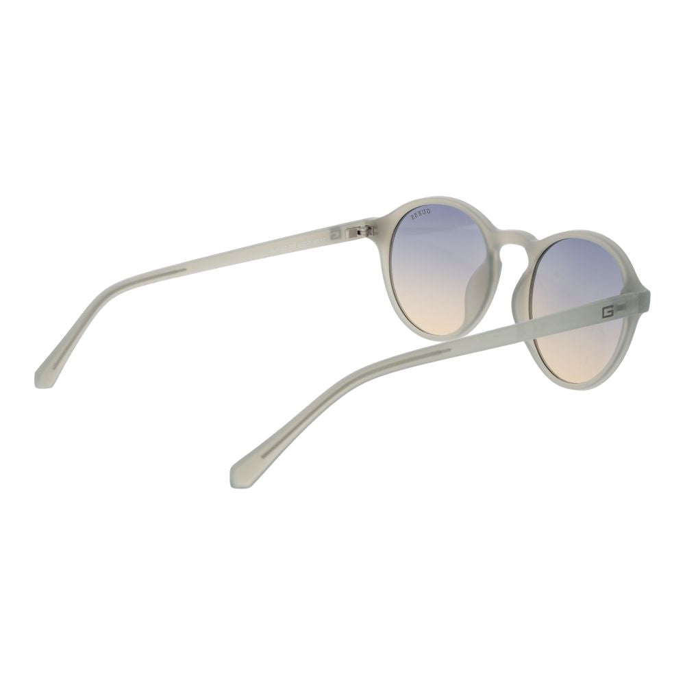 Guess Grey Plastic Round Sunglasses