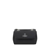 Svart axelväska av polyeten