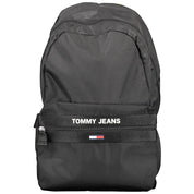 Tommy Hilfiger Black Recycled Polyester Backpack