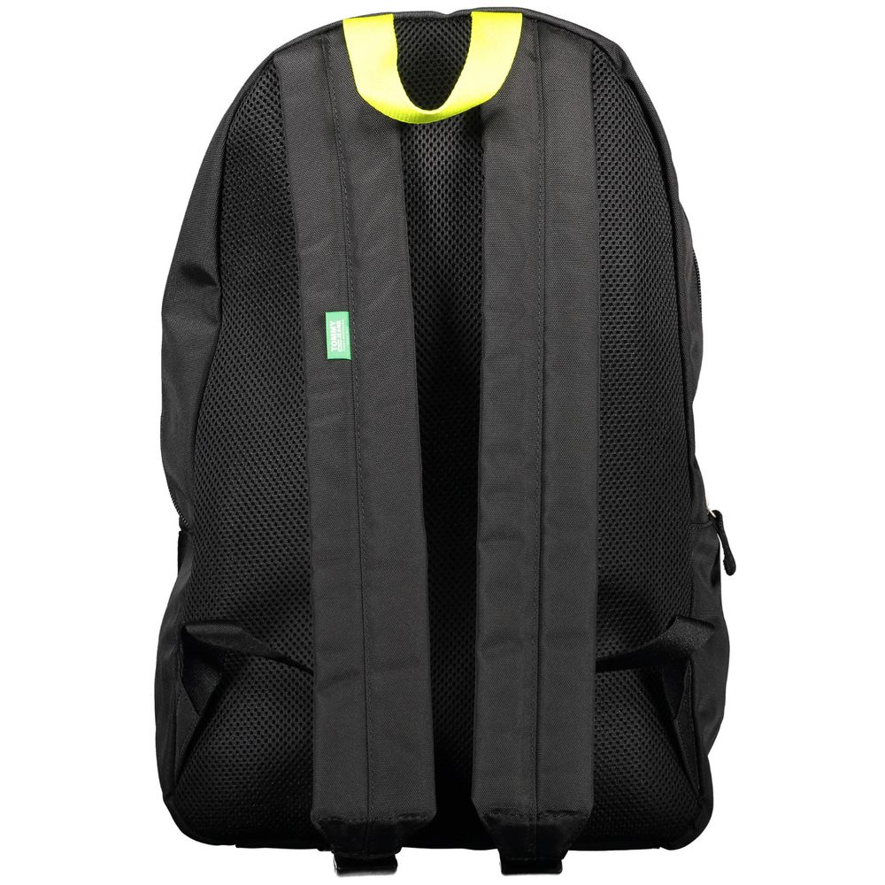 Tommy Hilfiger Black Recycled Polyester Backpack