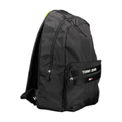 Tommy Hilfiger Black Recycled Polyester Backpack