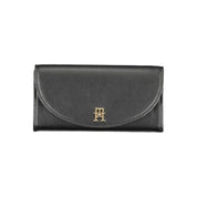Tommy Hilfiger Black Polyurethane Wallet