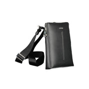 Calvin Klein Black Polyurethane Shoulder Bag