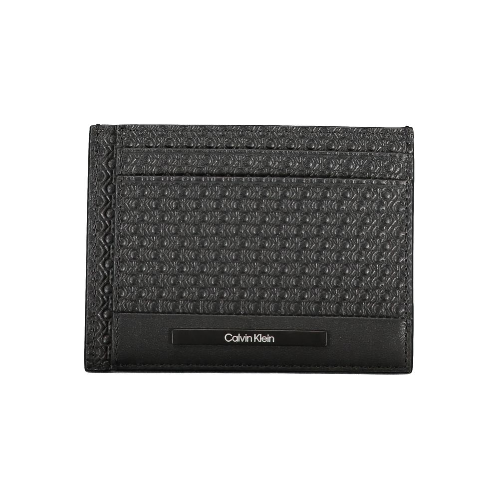 Calvin Klein Black Leather Shoulder Bag