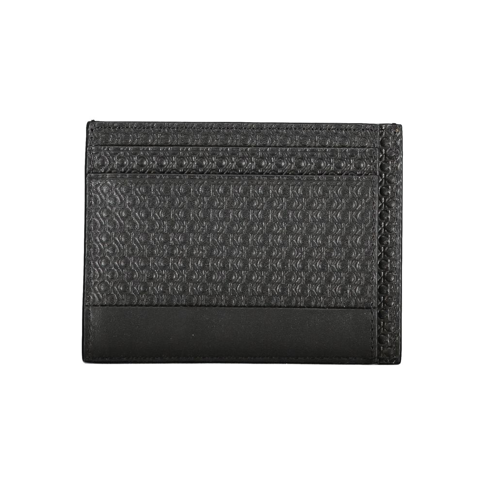 Calvin Klein Black Leather Shoulder Bag