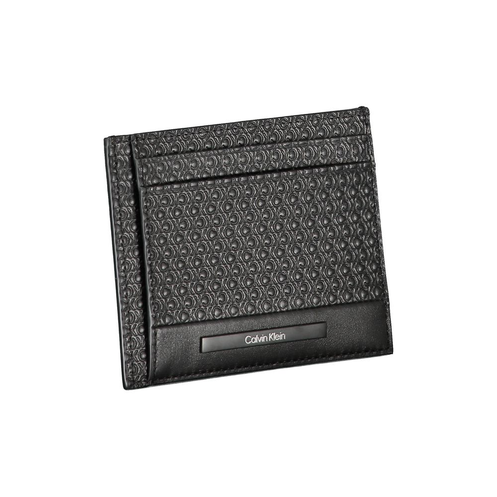 Calvin Klein Black Leather Shoulder Bag