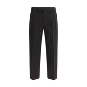 Black Cotton Dress Pants