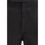 Black Cotton Dress Pants