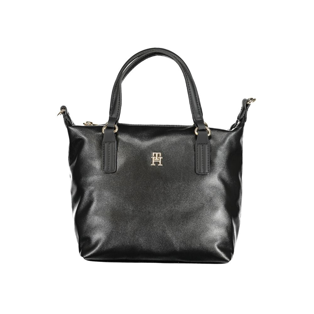 Tommy Hilfiger Black Polyester Handbags