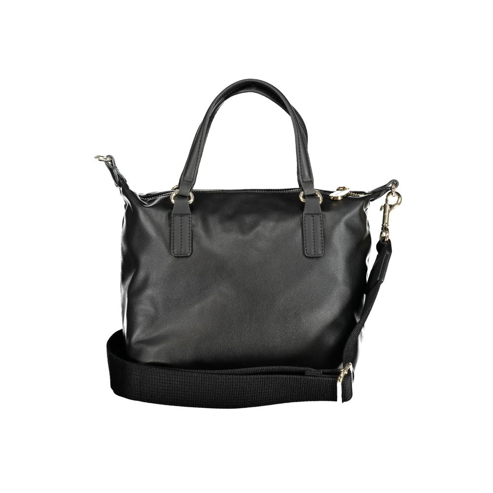 Tommy Hilfiger Black Polyester Handbags