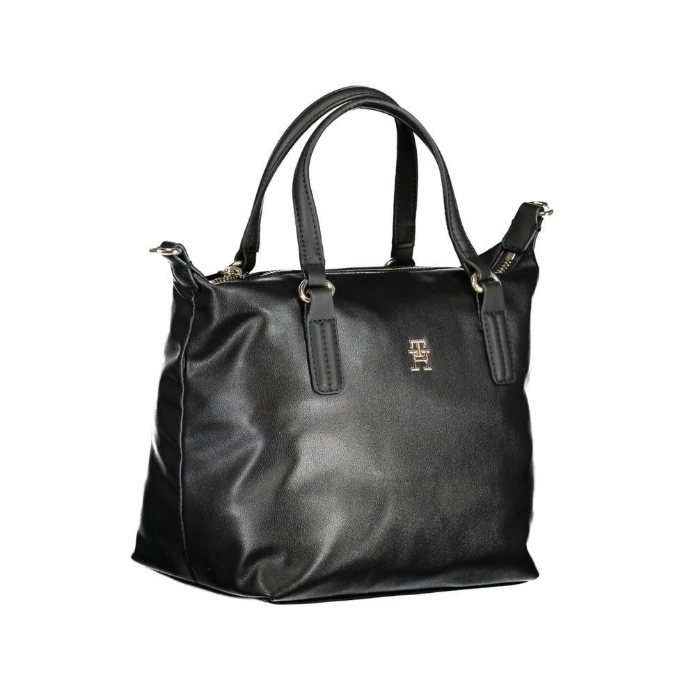 Tommy Hilfiger Black Polyester Handbags