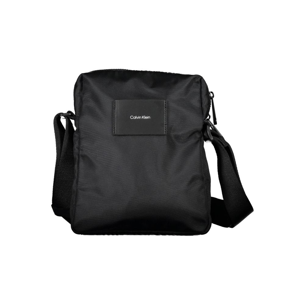Calvin Klein Black Recycled Polyester Shoulder Bag