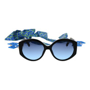 Guess Black Plastic Round Sunglasses
