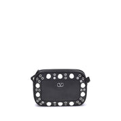 Black Calf Leather Bos Taurus Shoulder Bag