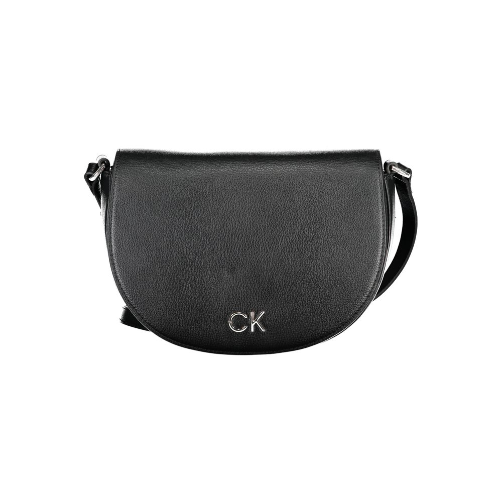 Calvin Klein Black Recycled Polyester Shoulder Bag