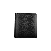 Calvin Klein Nero Polyurethane Wallet