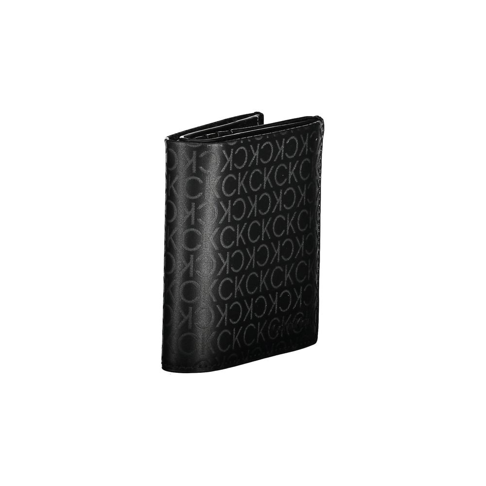 Calvin Klein Nero Polyurethane Wallet