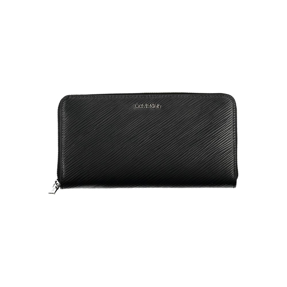 Calvin Klein Black Polyurethane Women's Wallet