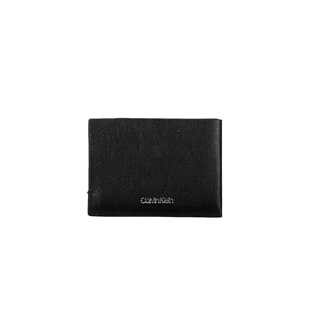 Calvin Klein Black Leather Card Holder