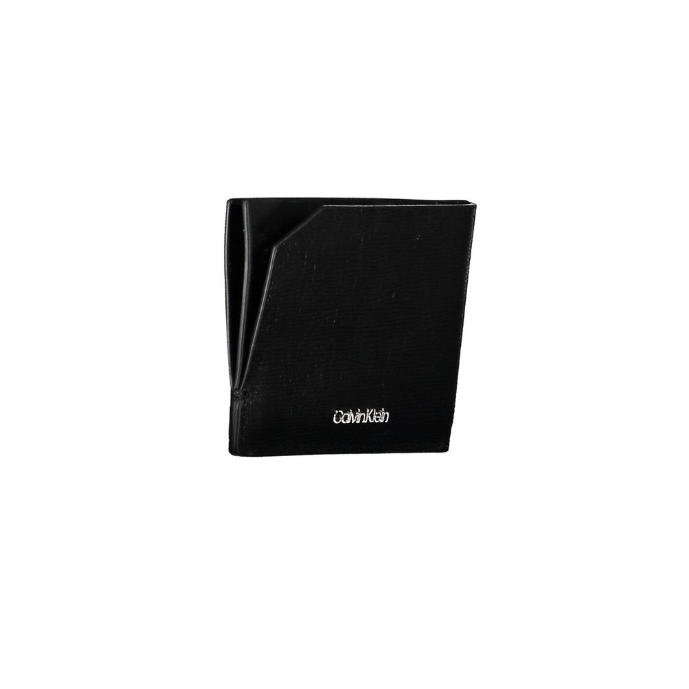 Calvin Klein Black Leather Card Holder