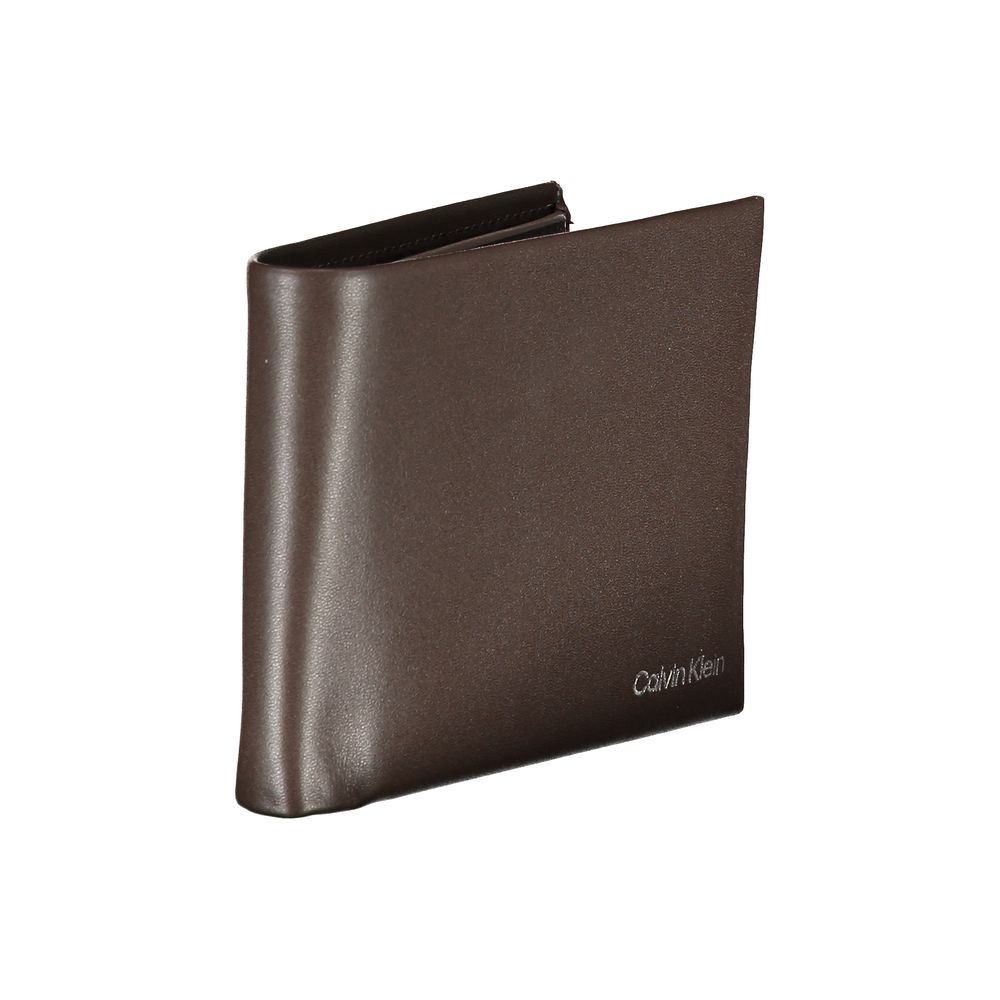 Calvin Klein Black Polyurethane Men Wallet