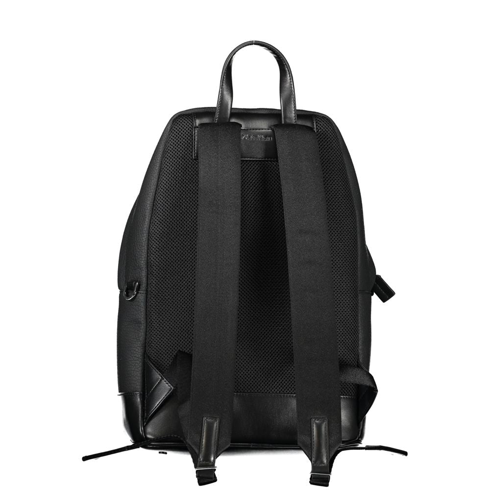 Calvin Klein Black Recycled Polyester Backpack