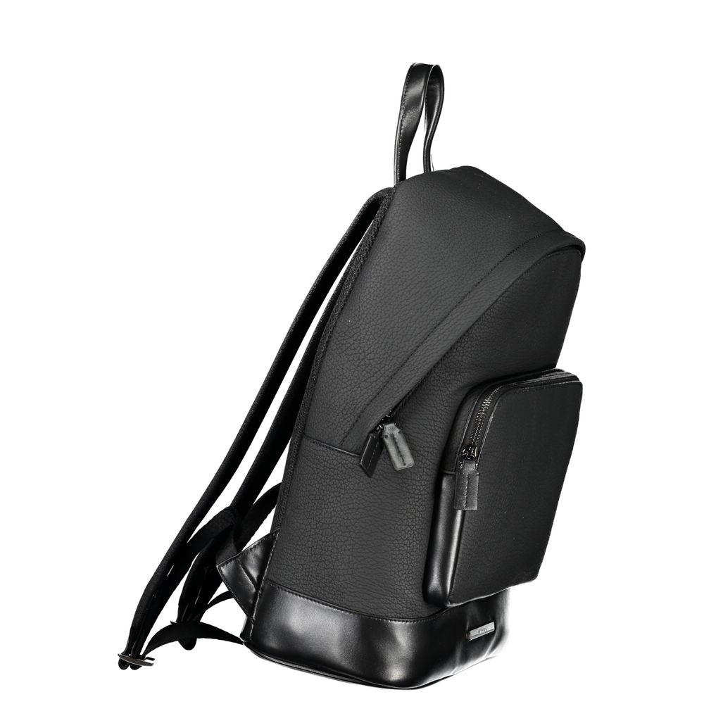 Calvin Klein Black Recycled Polyester Backpack