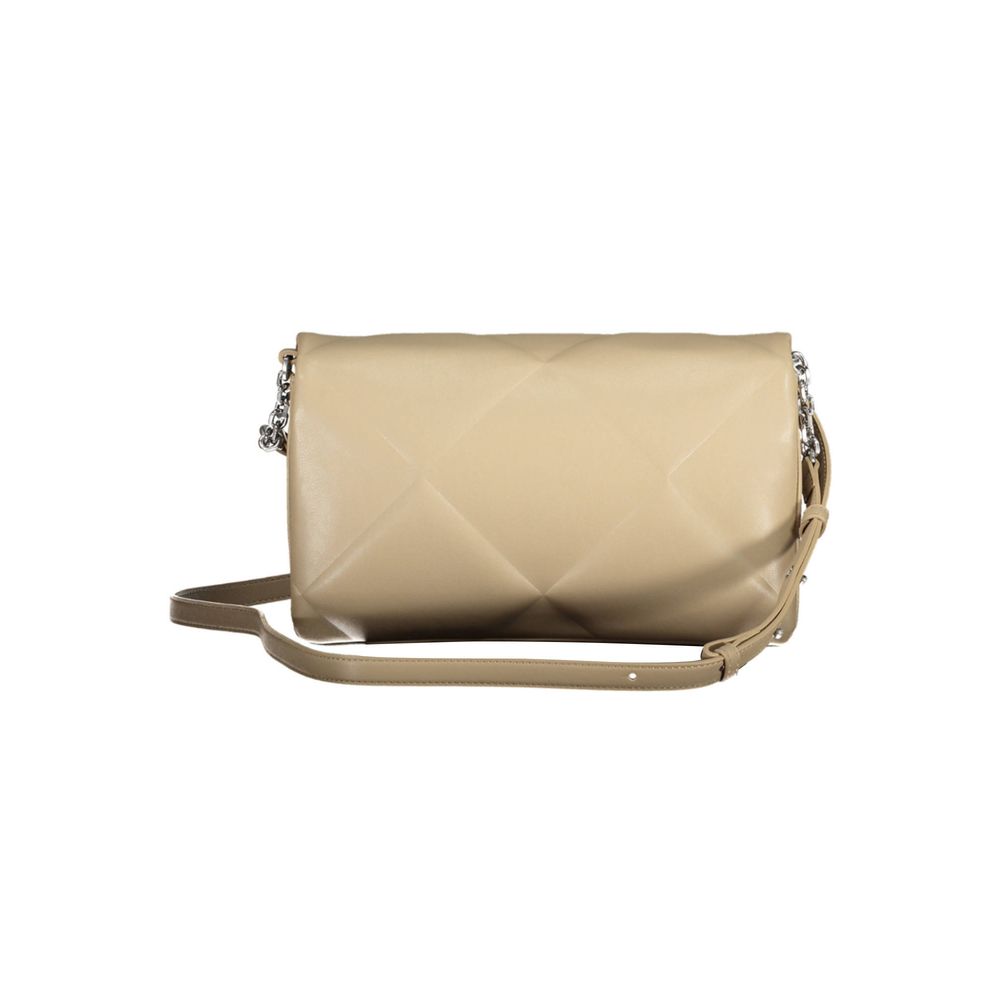 Calvin Klein Black Polyurethane Shoulder Bag