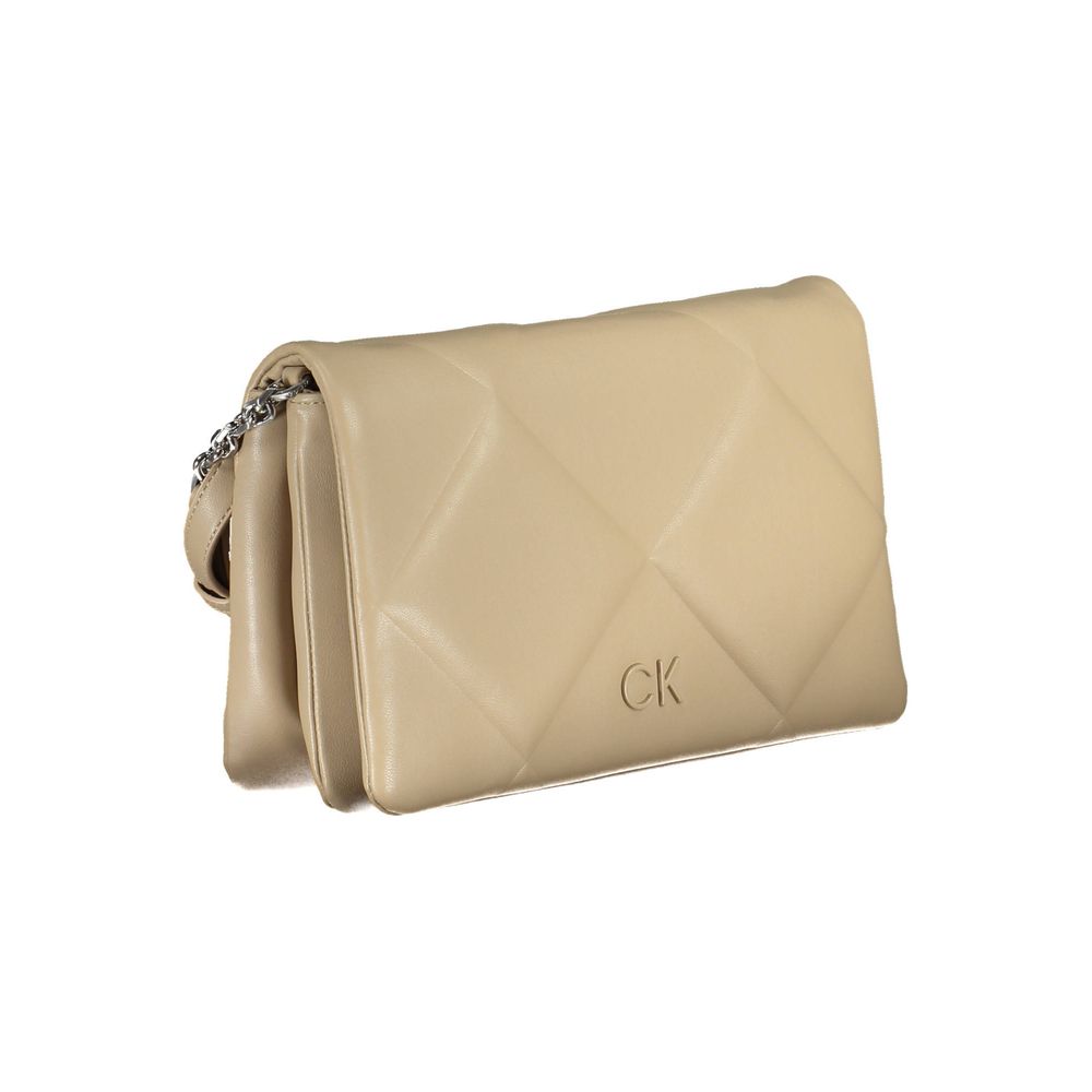 Calvin Klein Black Polyurethane Shoulder Bag