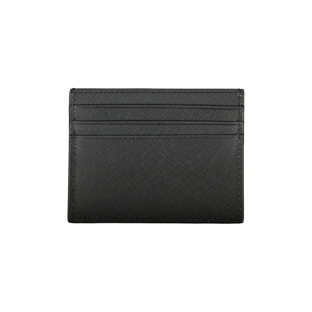 Tommy Hilfiger Black Polyurethane Wallet