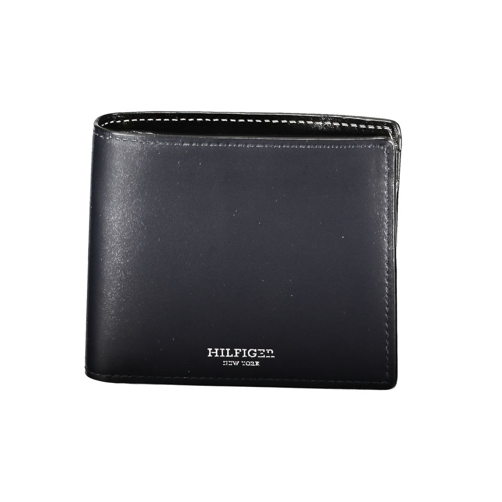Tommy Hilfiger Blue/Black Leather Wallet