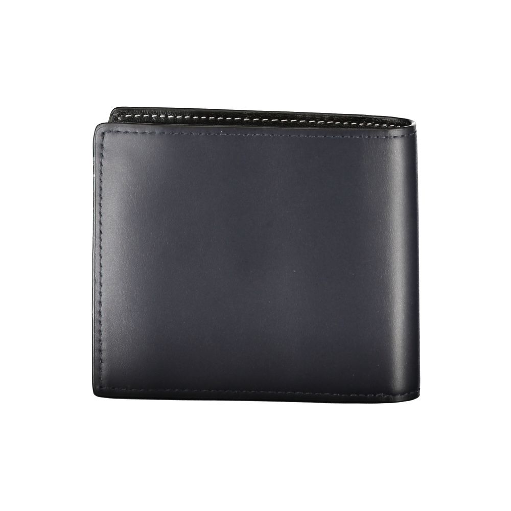 Tommy Hilfiger Blue/Black Leather Wallet