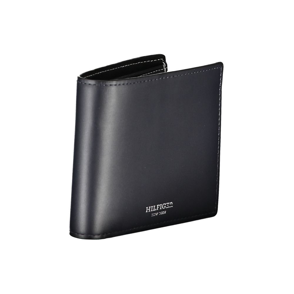 Tommy Hilfiger Blue/Black Leather Wallet