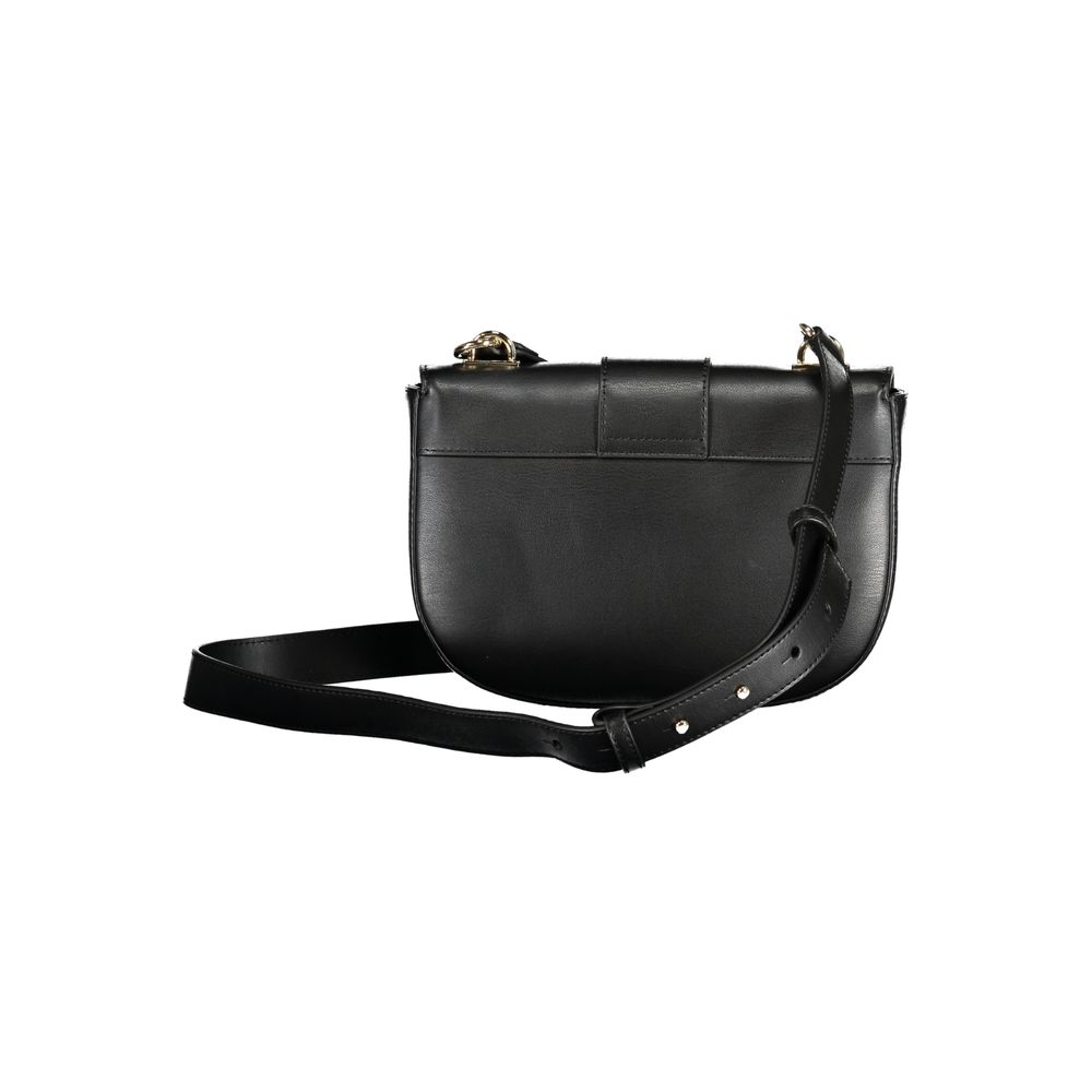 Tommy Hilfiger Black Polyurethane Shoulder Bag