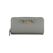 Tommy Hilfiger Gray Polyurethane Wallet