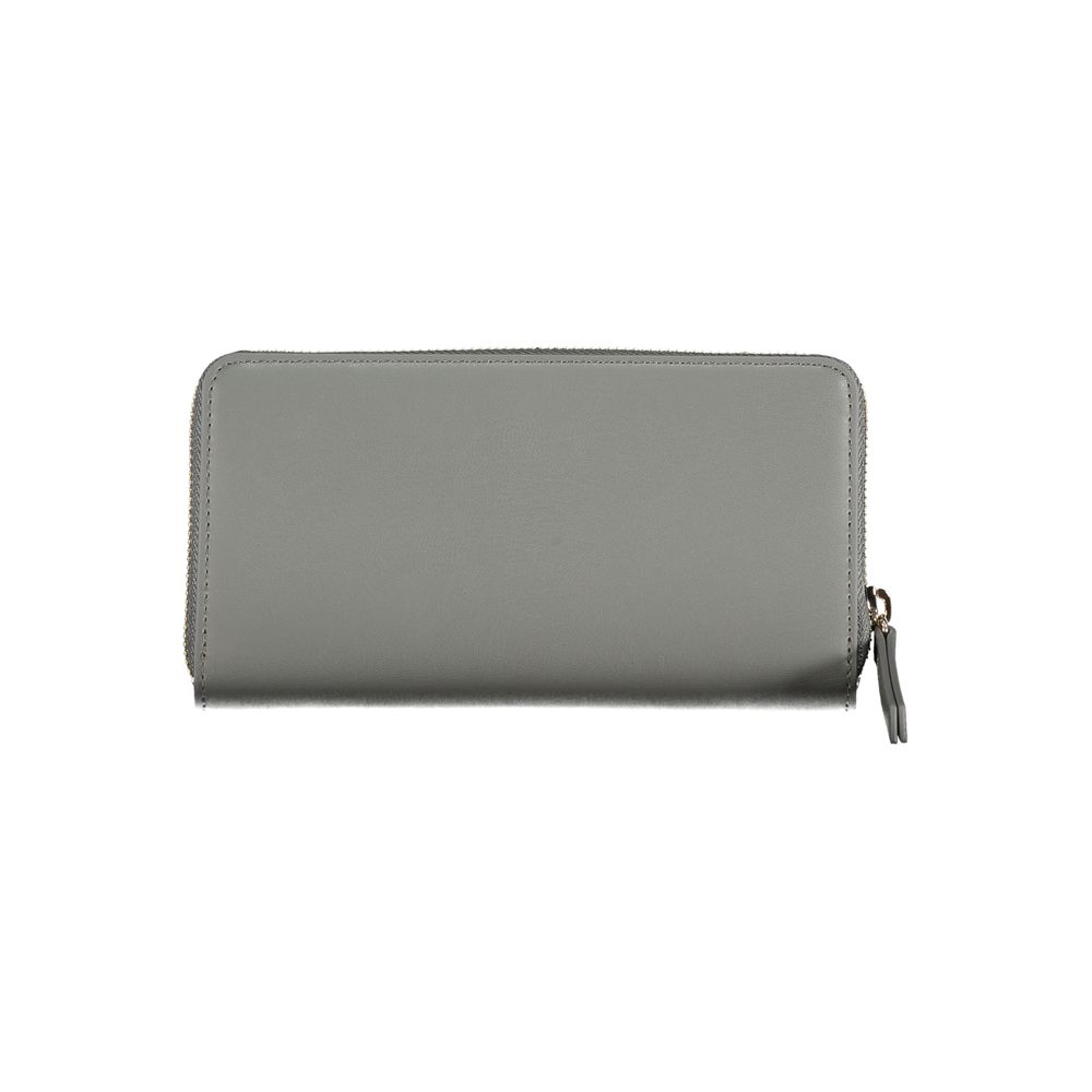 Tommy Hilfiger Gray Polyurethane Wallet