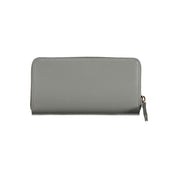 Tommy Hilfiger Gray Polyurethane Wallet