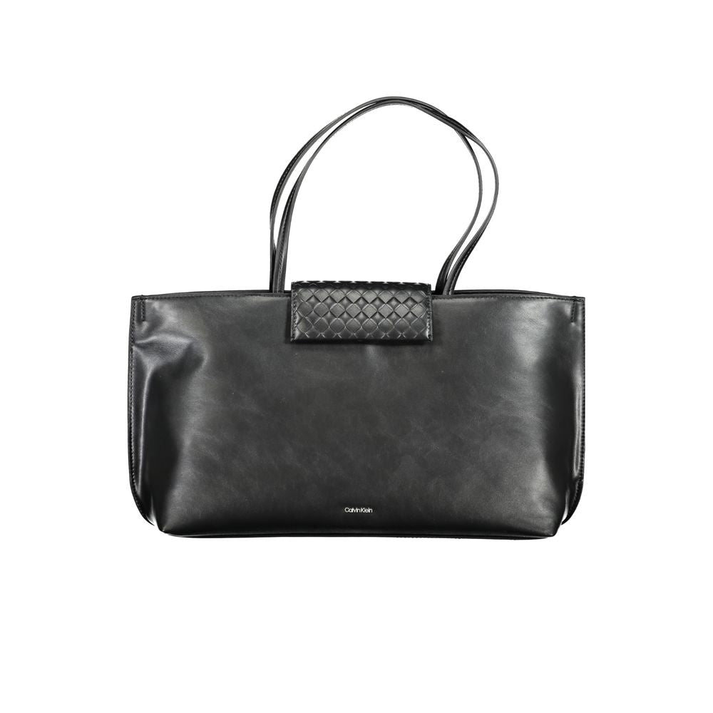 Calvin Klein Black Polyester Shoulder Bag