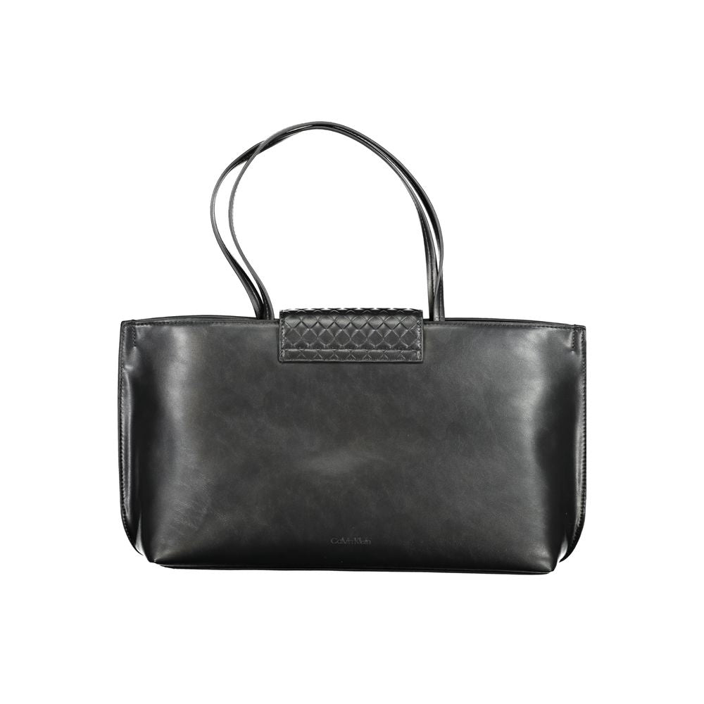 Calvin Klein Black Polyester Shoulder Bag