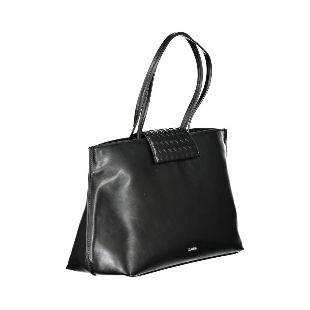 Calvin Klein Black Polyester Shoulder Bag