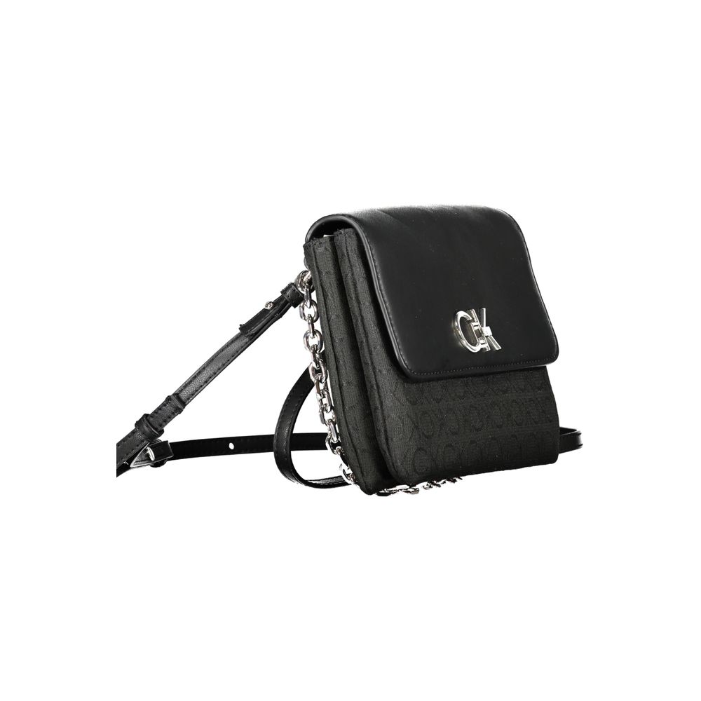 Calvin Klein Black Recycled Polyester Handbag