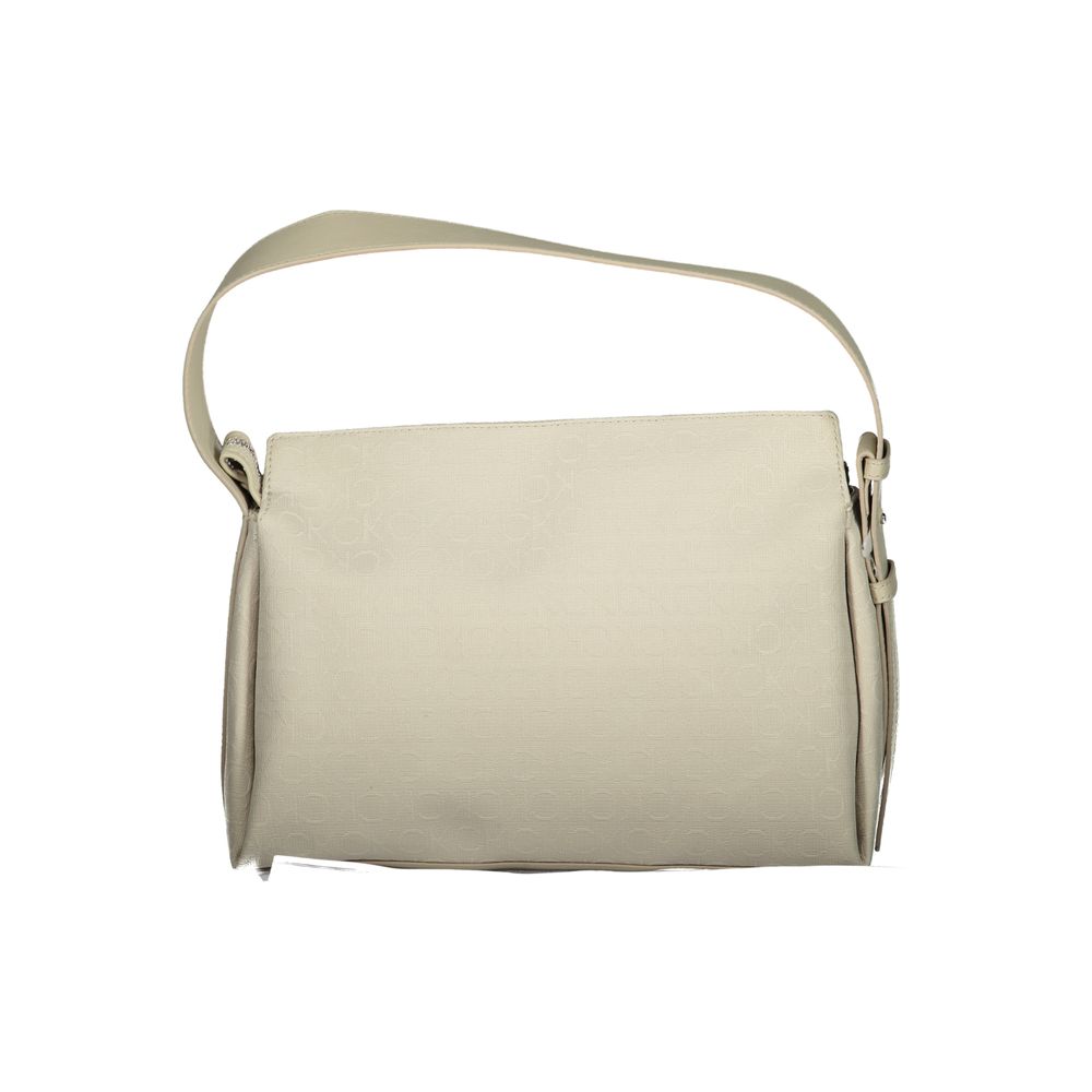 Calvin Klein Beige Polyester Shoulder Bag