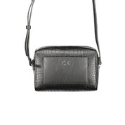Calvin Klein Black Polyurethane Shoulder Bag