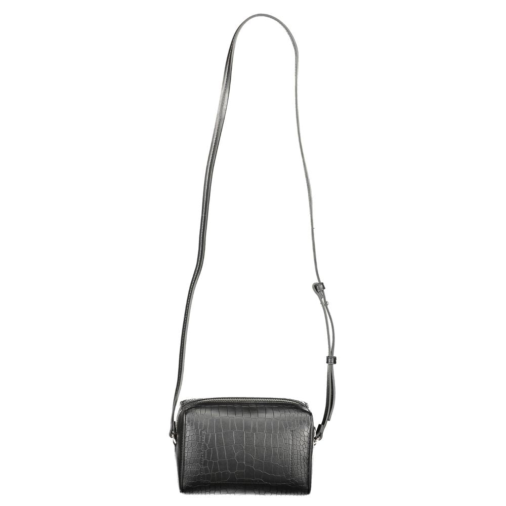 Calvin Klein Black Polyurethane Shoulder Bag