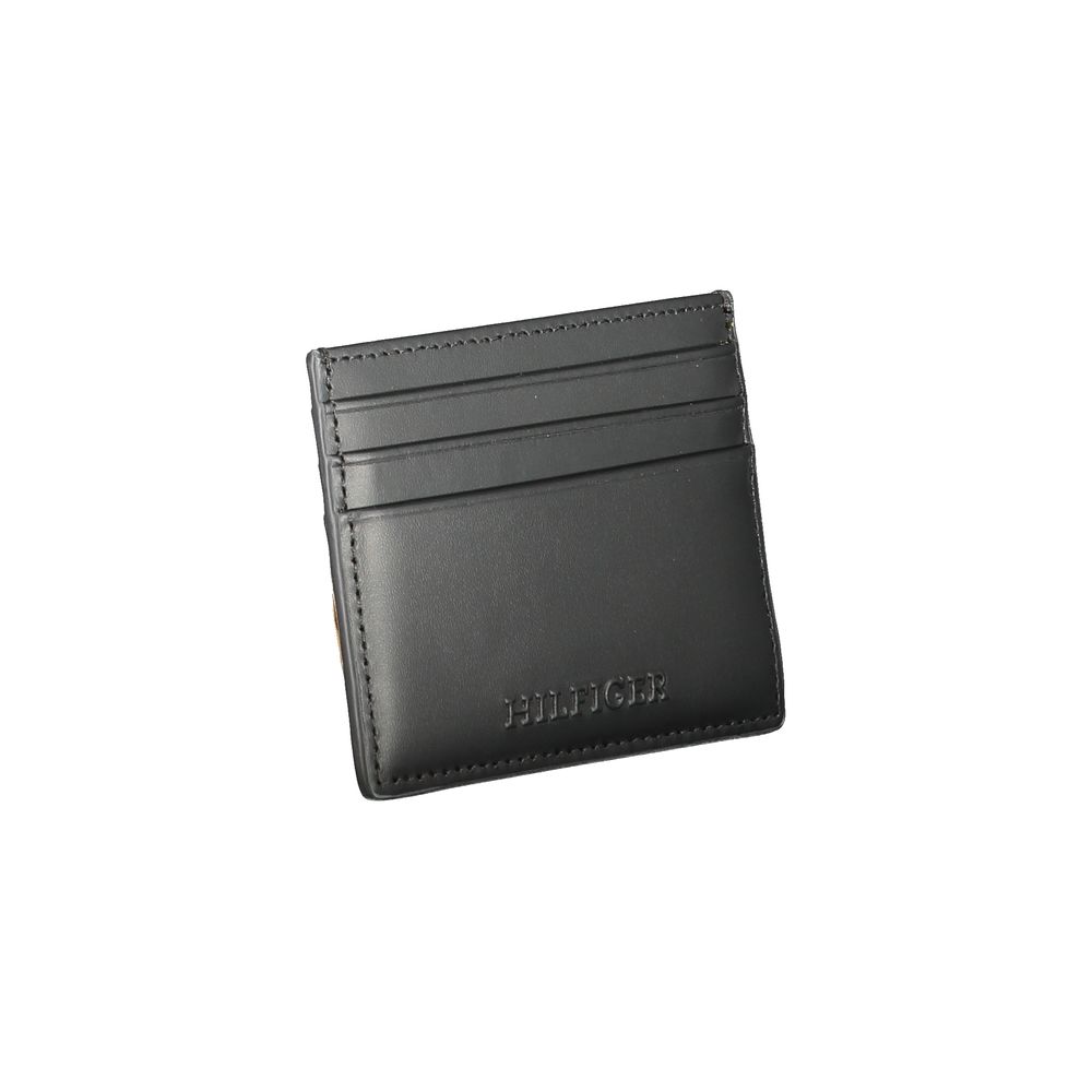 Tommy Hilfiger Nero Pelle Leather Card Holder