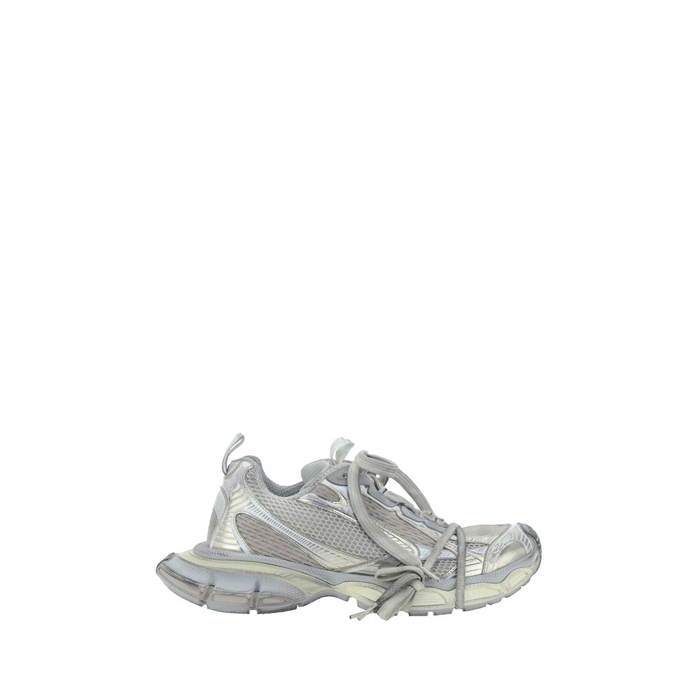 Balenciaga Gray Polyester Chunky Sneakers
