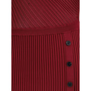 Bordeaux Viscose Casual Dress