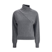 Gray Cashmere Turtleneck